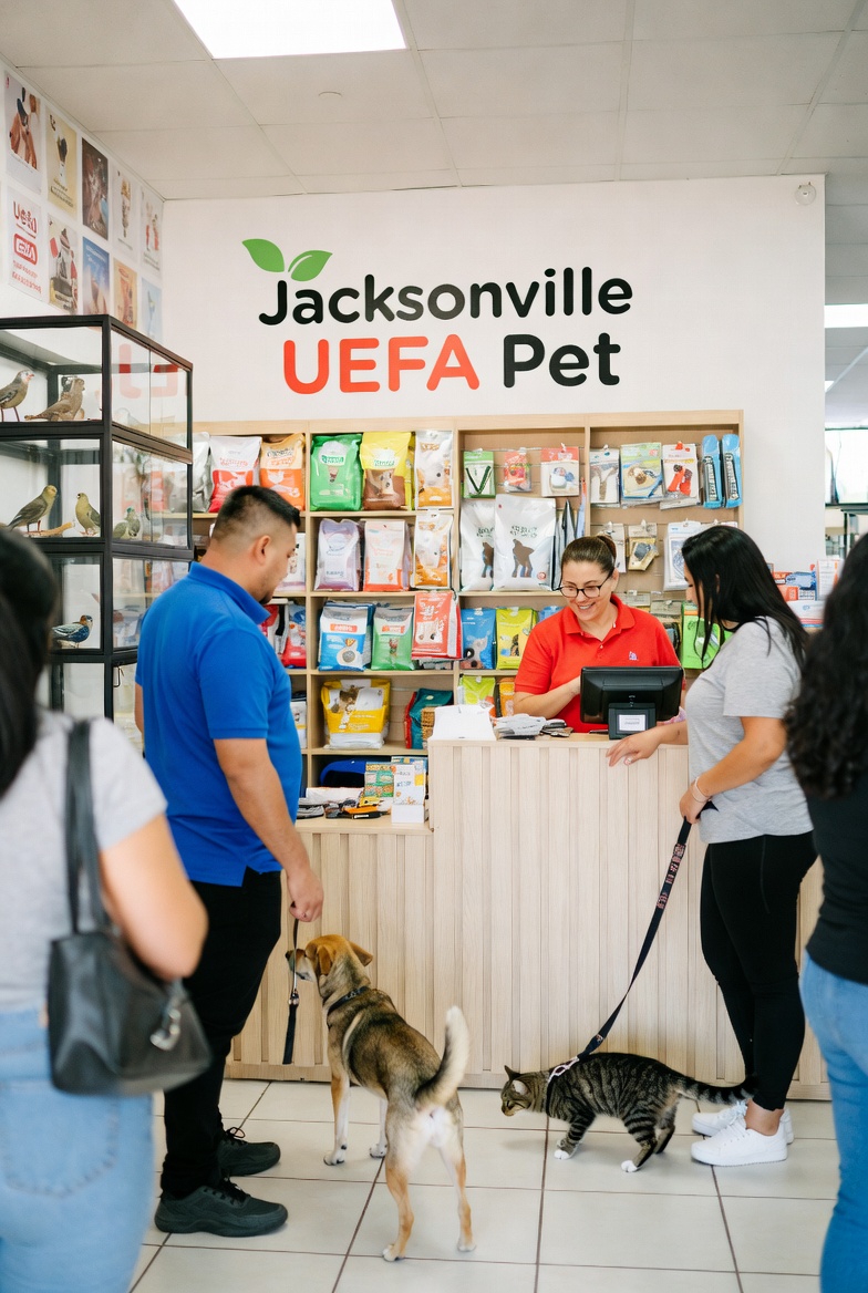 Happy customers and staff